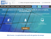 Tablet Screenshot of bsa-france.com